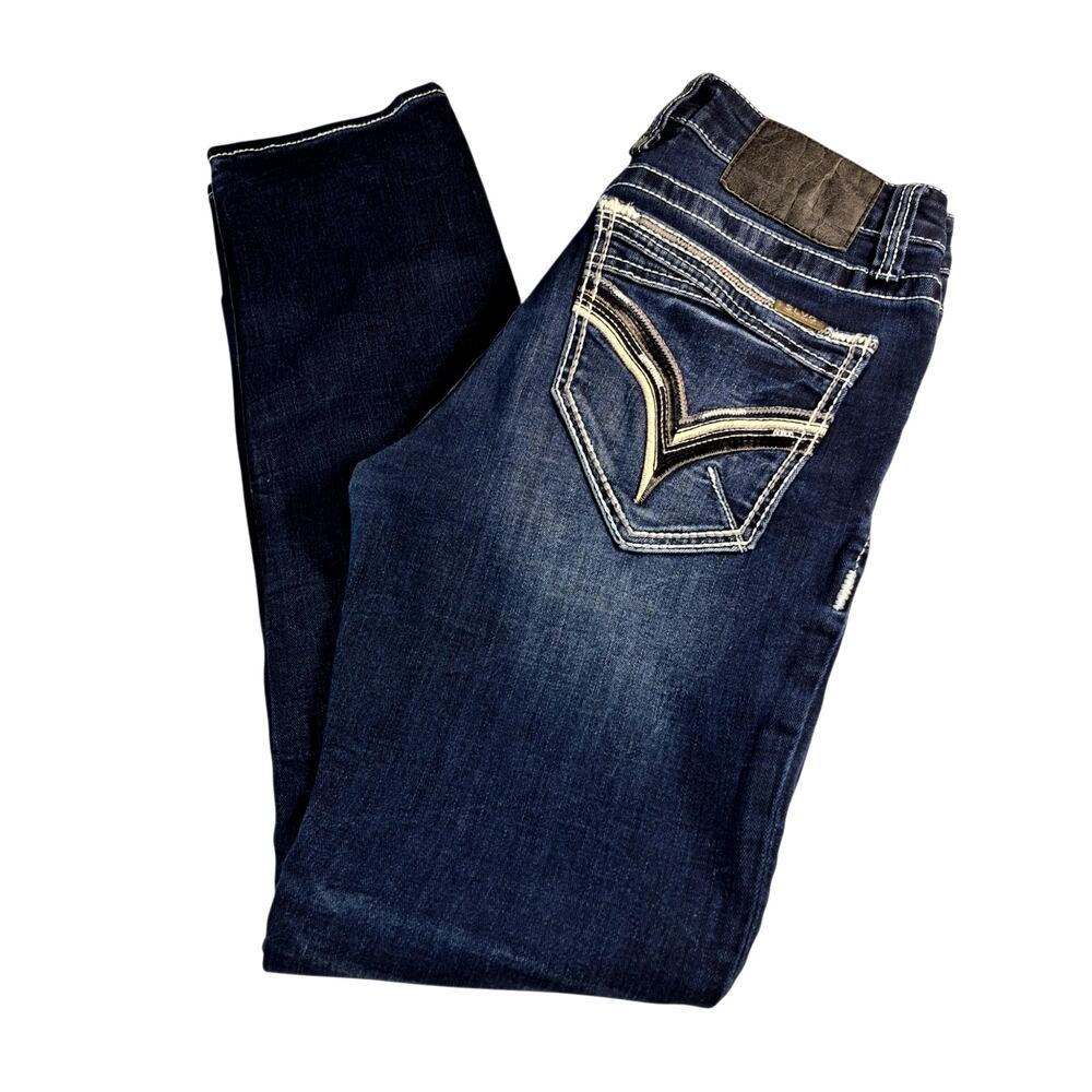 Salvage Supply Co The Buckle Men's Athletic Fit Denim Jeans Riot Taper 30 x 32